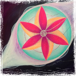 "Vnitřní síla" - Intuitivní obraz Atelier Rosana